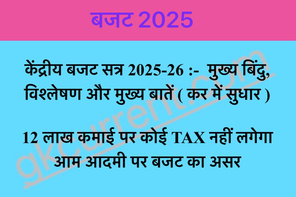 बजट 2025